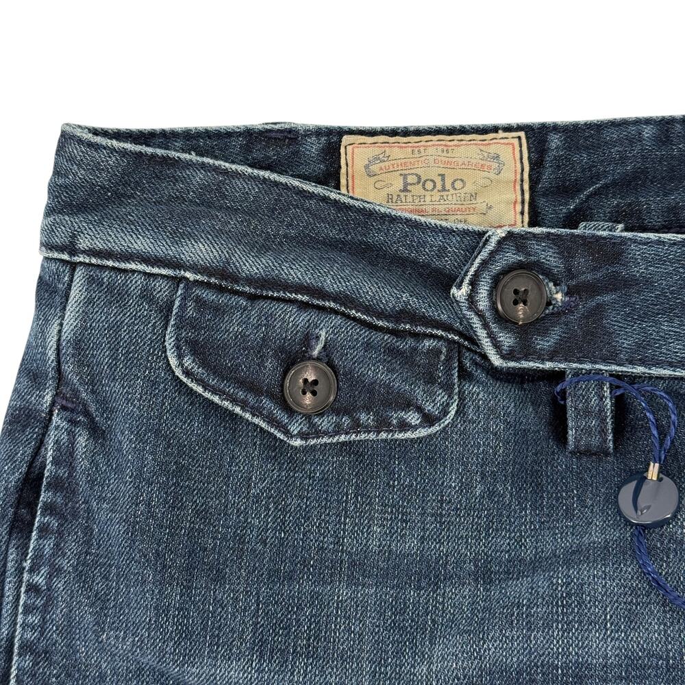 Polo Ralph Lauren Flare Leg Trouser Jeans Womens Sz 30 Tall 35" Inseam Western - Picture 2 of 6